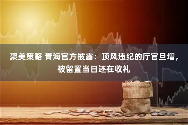 聚美策略 青海官方披露：顶风违纪的厅官旦增，被留置当日还在收礼