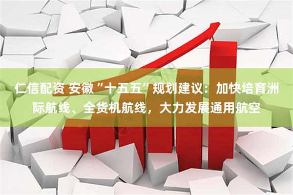 仁信配资 安徽“十五五”规划建议：加快培育洲际航线、全货机航线，大力发展通用航空